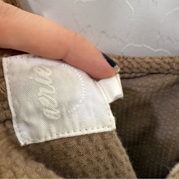 Aerie Textured Corduroy Kick Flare Overalls - Picture 9 of 11